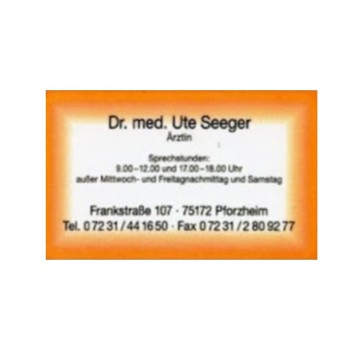 Logo des Unternehmens: Dr. med. Ute Seeger Allgemeinarztpraxis
