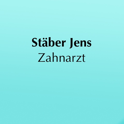 Jens Stäber Zahnarzt