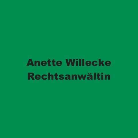 Logo des Unternehmens: Anette Willecke Rechtsanwältin
