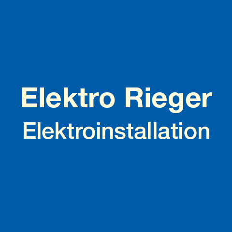 Logo des Unternehmens: Elektro Rieger