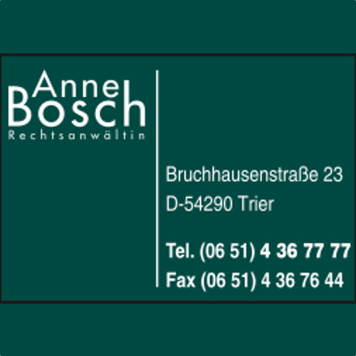Anne Bosch Rechtsanwältin
