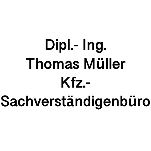 Logo des Unternehmens: Dipl.- Ing. Thomas Müller Kfz.-Sachverständigenbüro