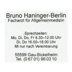 Bruno Haninger-Berlin Facharzt Für Allgemeinmedizin