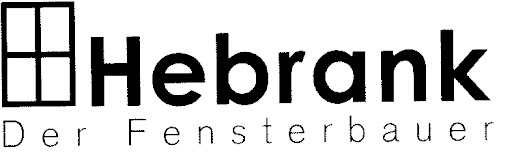 Logo des Unternehmens: Fensterbau Hebrank