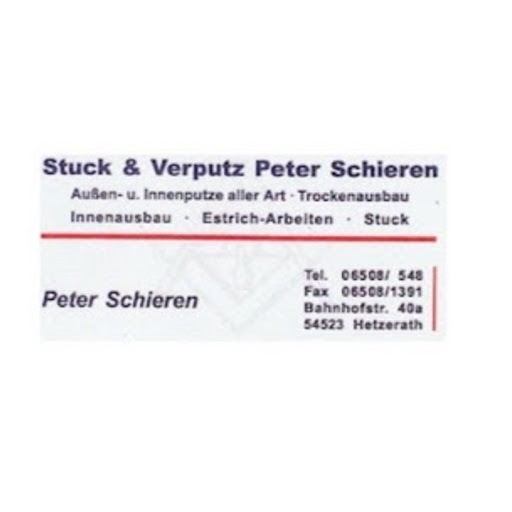 Peter Schieren Stuck- und Verputzgeschäft