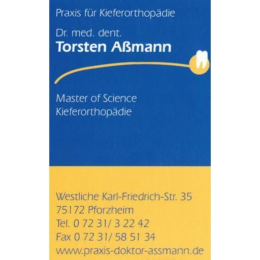 Dr. med. dent. Torsten Aßmann Kieferorthopäde