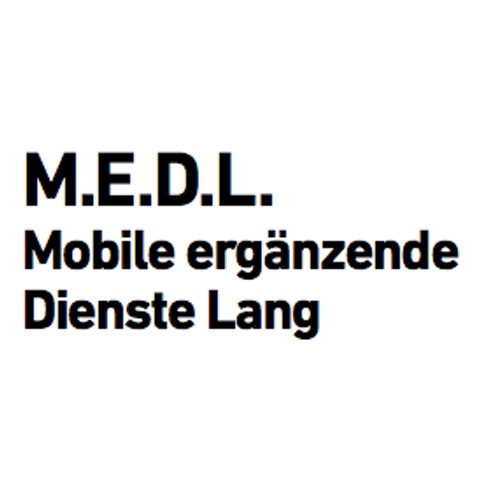 Logo des Unternehmens: M.E.D.L. Mobile ergänzende Dienste Lang