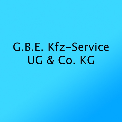 Logo des Unternehmens: G.B.E. Kfz-Service UG & Co. KG