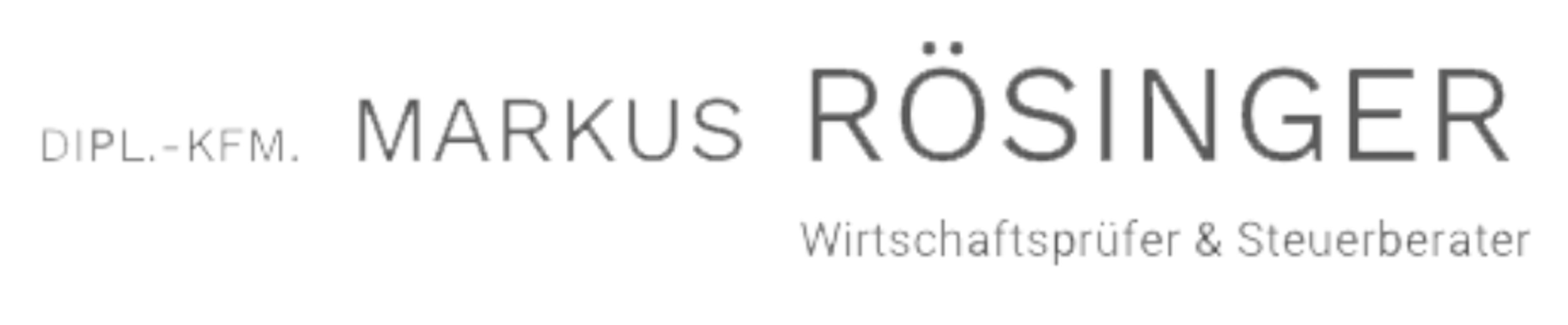 Rösinger Markus Dipl. Kfm. Wirtschaftsprüfer