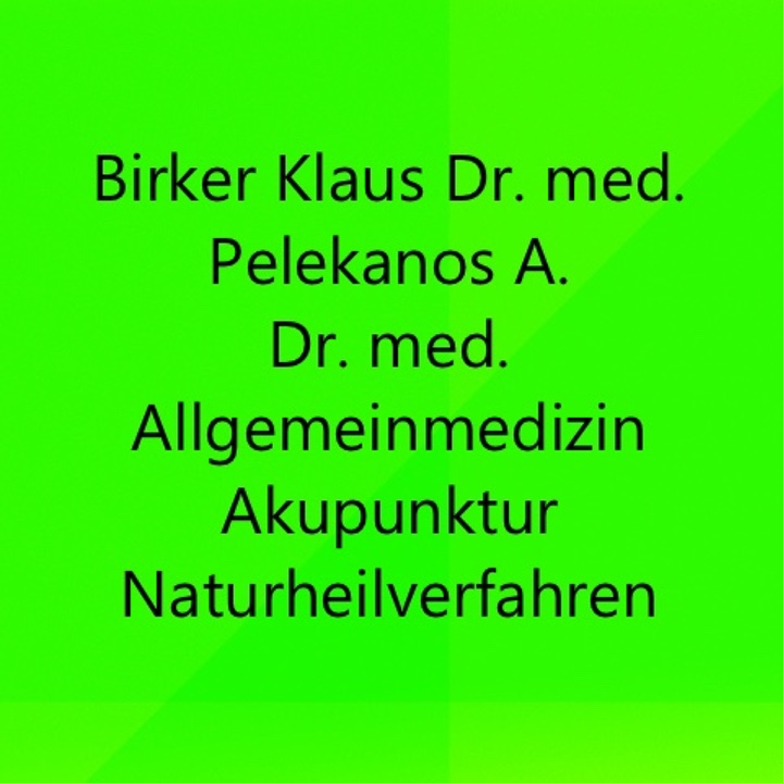 Dr. Med. Klaus Birker & Dr. Med. Apostolos Pelekanos