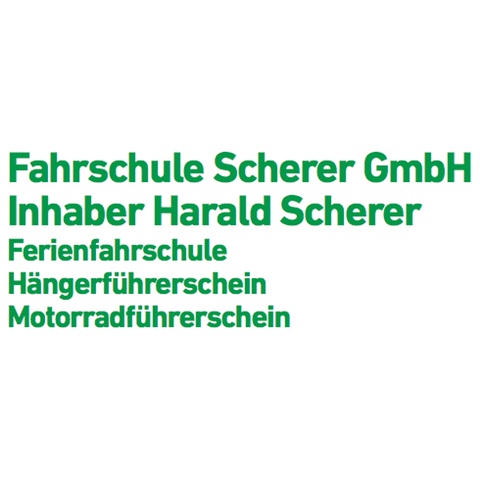 Logo des Unternehmens: Fahrschule Scherer GmbH Inhaber Harald Scherer