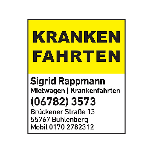 Logo des Unternehmens: Sigrid Rappmann Mietwagen