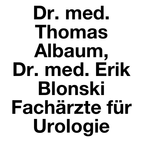 Dr. Med. Thomas Albaum, Dr. Med. Erik Blonski Fachärzte Für Urologie