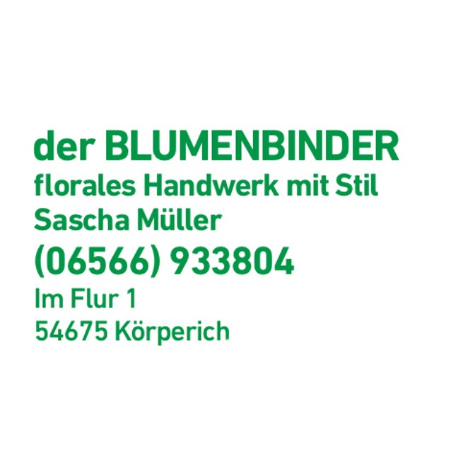 Der Blumenbinder – Sascha Müller