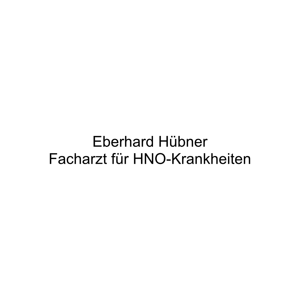 Logo des Unternehmens: Eberhard Hübner Facharzt für HNO-Krankheiten