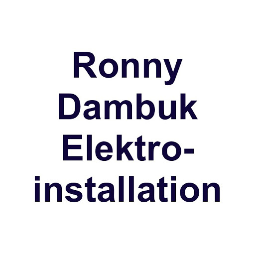 Logo des Unternehmens: Ronny Dambuk Elektroinstallation