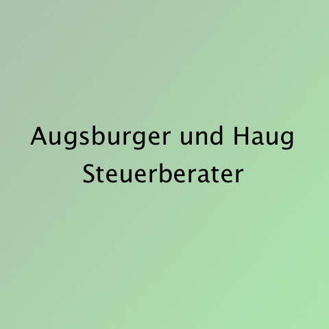 Logo des Unternehmens: Augsburger und Haug Steuerberater