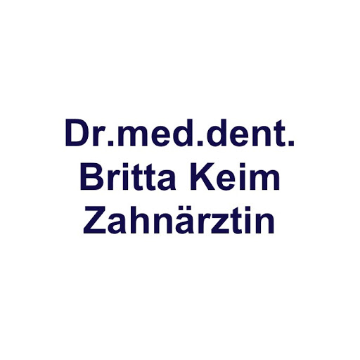 Logo des Unternehmens: Dr. med. dent. Britta Keim Zahnärztin