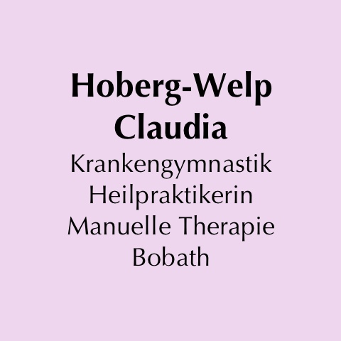 Logo des Unternehmens: Claudia Hoberg-Welp Praxis für Physiotherapie