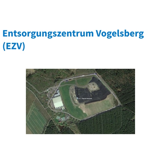Ezv Entsorgungszentrum Vogelsberg Bastwald