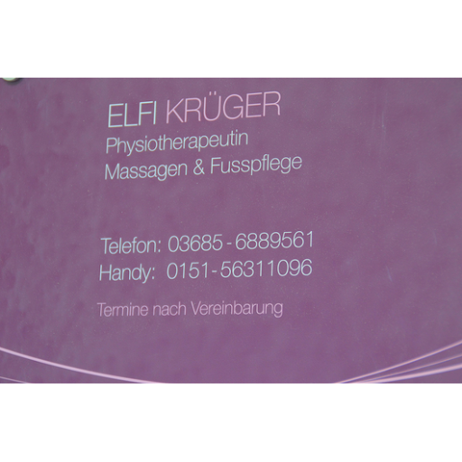 Logo des Unternehmens: Krüger Elfi Fußpflege und Wellnessmassage