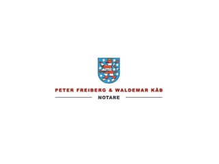 Logo des Unternehmens: Peter Freiberg und Waldemar Käb Notare
