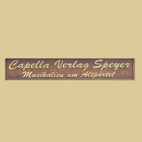 Capella Verlag Speyer – Musikalien Am Altportel Gmbh