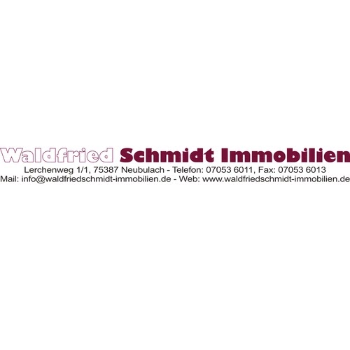 Logo des Unternehmens: Waldfried Schmidt Immobilien e.K.