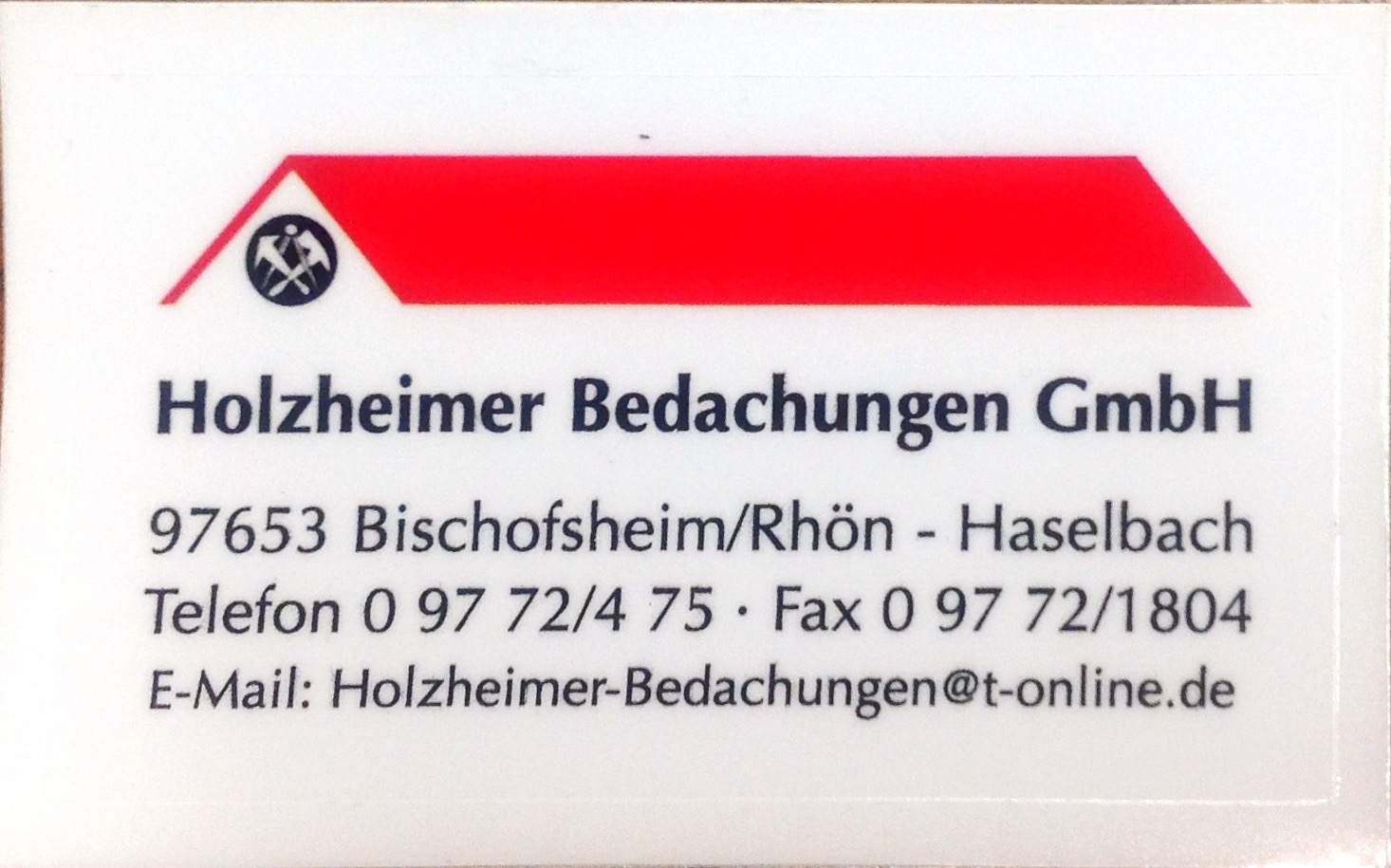 Logo des Unternehmens: Holzheimer Bedachungen GmbH