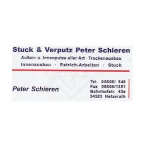 Peter Schieren Stuck- Und Verputzgeschäft