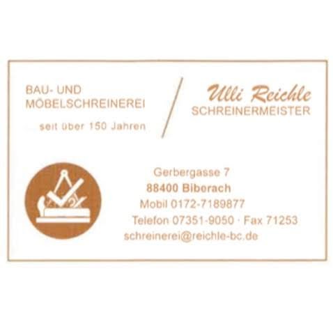 Logo des Unternehmens: Ulli Reichle Möbelschreinerei
