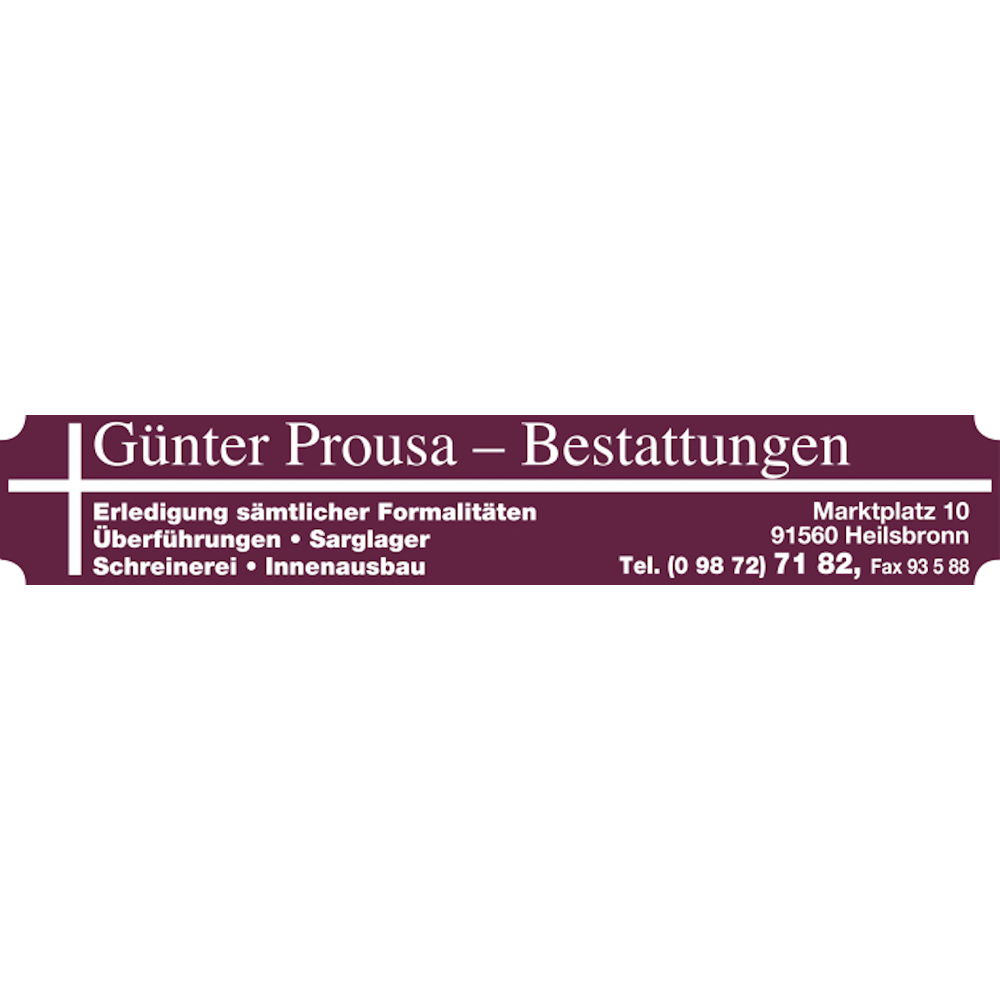 Logo des Unternehmens: Günter Prousa Bestattungen
