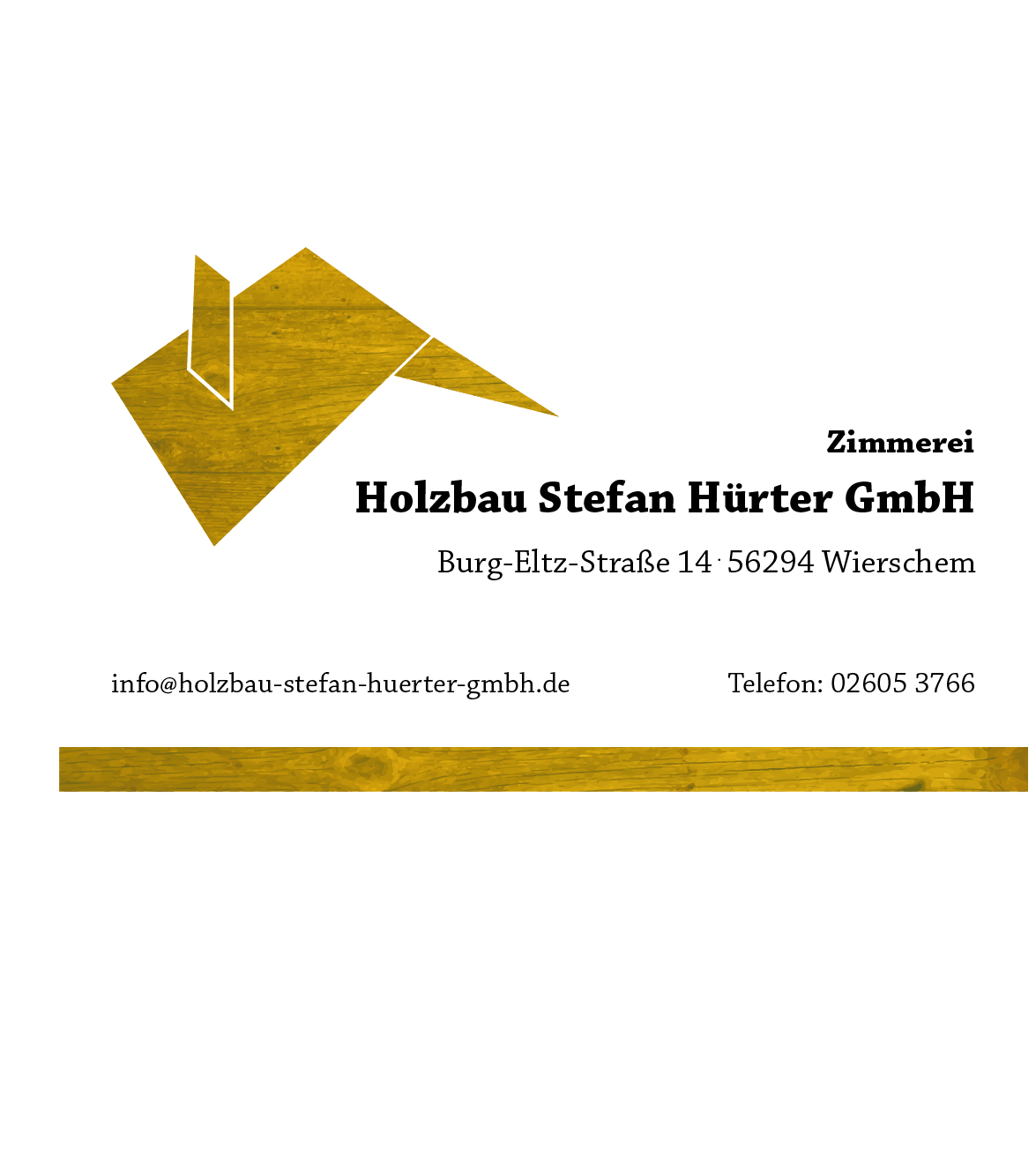 Logo des Unternehmens: Holzbau Stefan Hürter GmbH