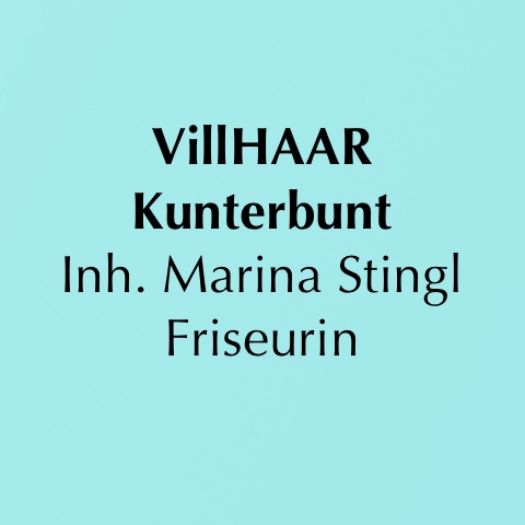 Logo des Unternehmens: Marina Stingl VillHaar Kunterbunt