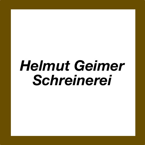 Logo des Unternehmens: Helmut Geimer Schreinerei