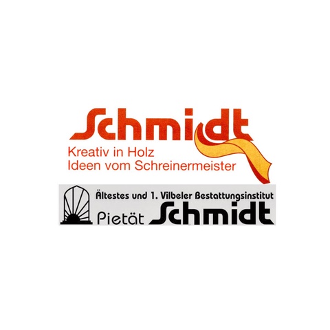 Logo des Unternehmens: Schreinerei und Pietät Schmidt Inh. Anette Schmidt