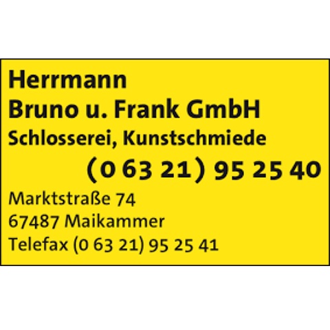 Logo des Unternehmens: Herrmann Bruno u. Frank GmbH