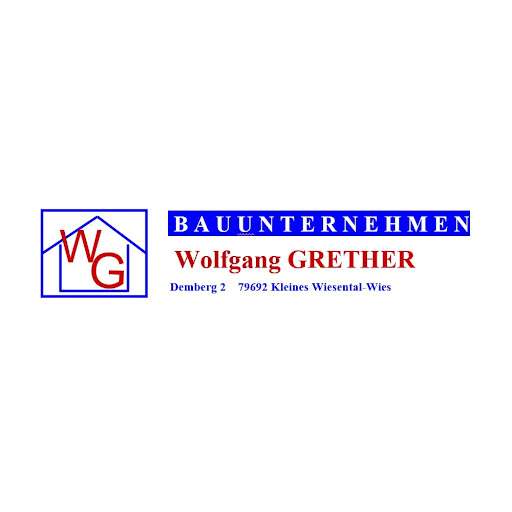 Logo des Unternehmens: Wolfgang Grether Bauunternehmen