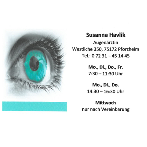 Logo des Unternehmens: Susanna Havlik Augenärztin