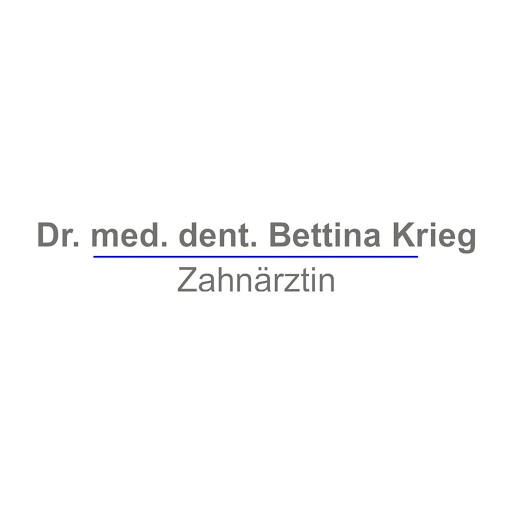 Logo des Unternehmens: Dr. med. dent. Bettina Krieg - Zahnärztin