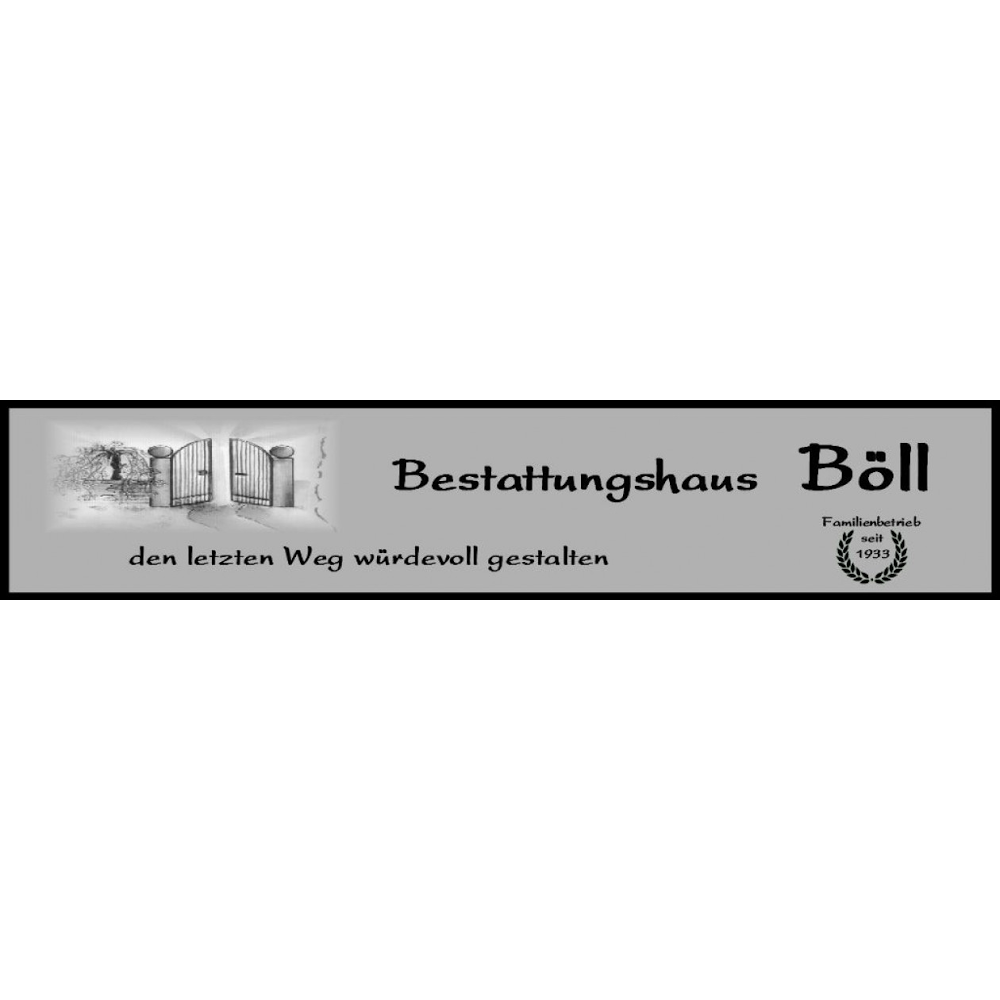 Logo des Unternehmens: Bestattungshaus Böll