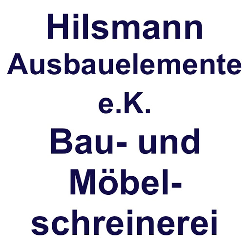 Logo des Unternehmens: Hilsmann Ausbauelemente e.K. Bau- und Möbelschreinerei