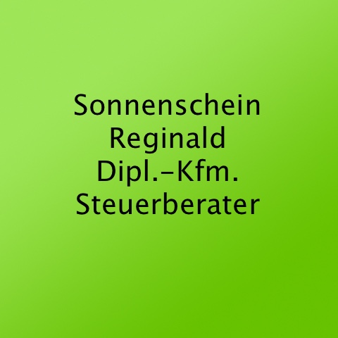 Logo des Unternehmens: Dipl. - Kfm. Reginald Sonnenschein Steuerberater