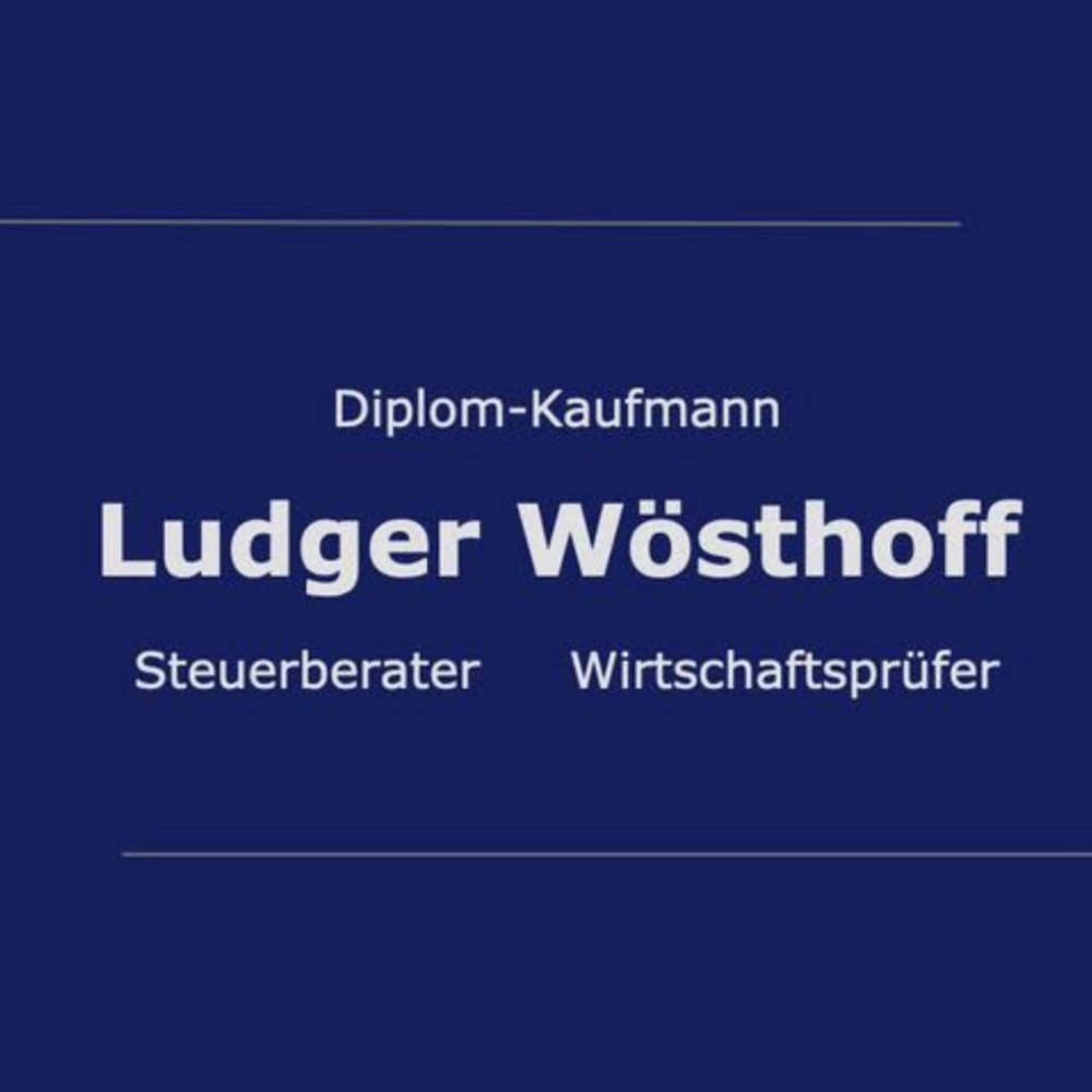 Logo des Unternehmens: Dipl. - Kfm. Ludger Wösthoff Steuerberater