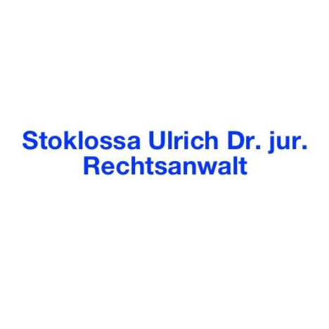 Stoklossa Ulrich Dr. Jur. Rechtsanwalt