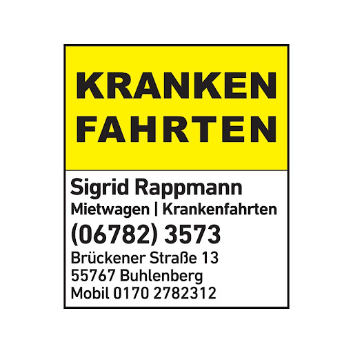 Sigrid Rappmann Mietwagen