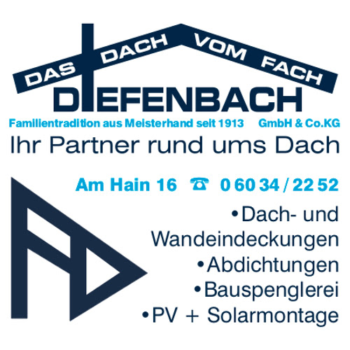 Logo des Unternehmens: Diefenbach GmbH & Co. KG