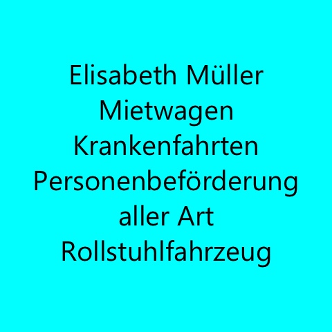 Elisabeth Müller Mietwagen