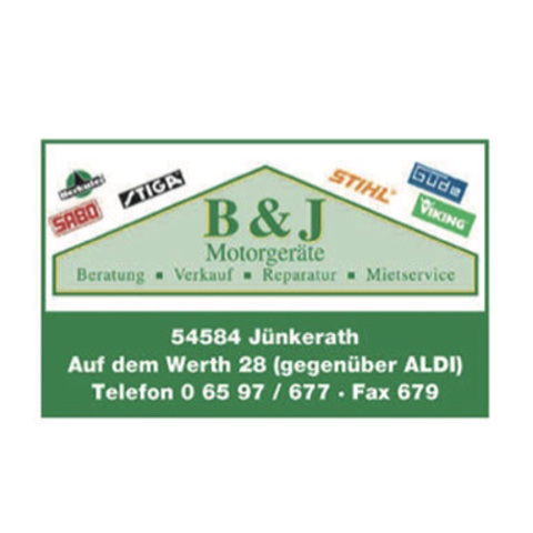 Logo des Unternehmens: B & J Motorgeräte GmbH