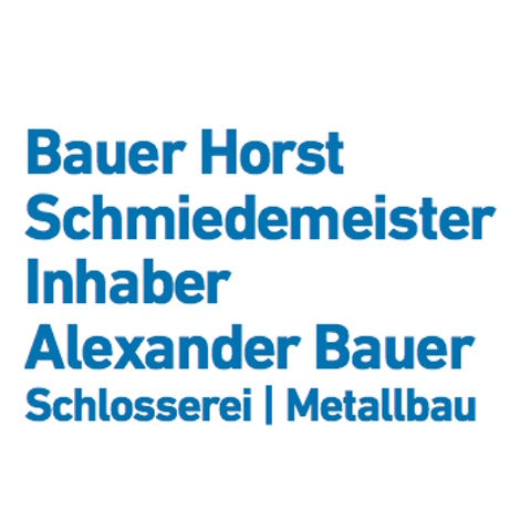 Logo des Unternehmens: Schmiedemeister Bauer Horst Schlosserei